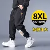 Fat Guy loose plus-size sportswear pants for men, oversized long pants, stretch, trendy, slimming, tight-fitting casual pants details Picture